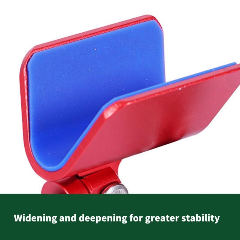 Fishing Pedestals Rod Bracket Head 8mm Thread Fishing Rod Support Stand Head Aluminum Rod Holder Head V-Shaped