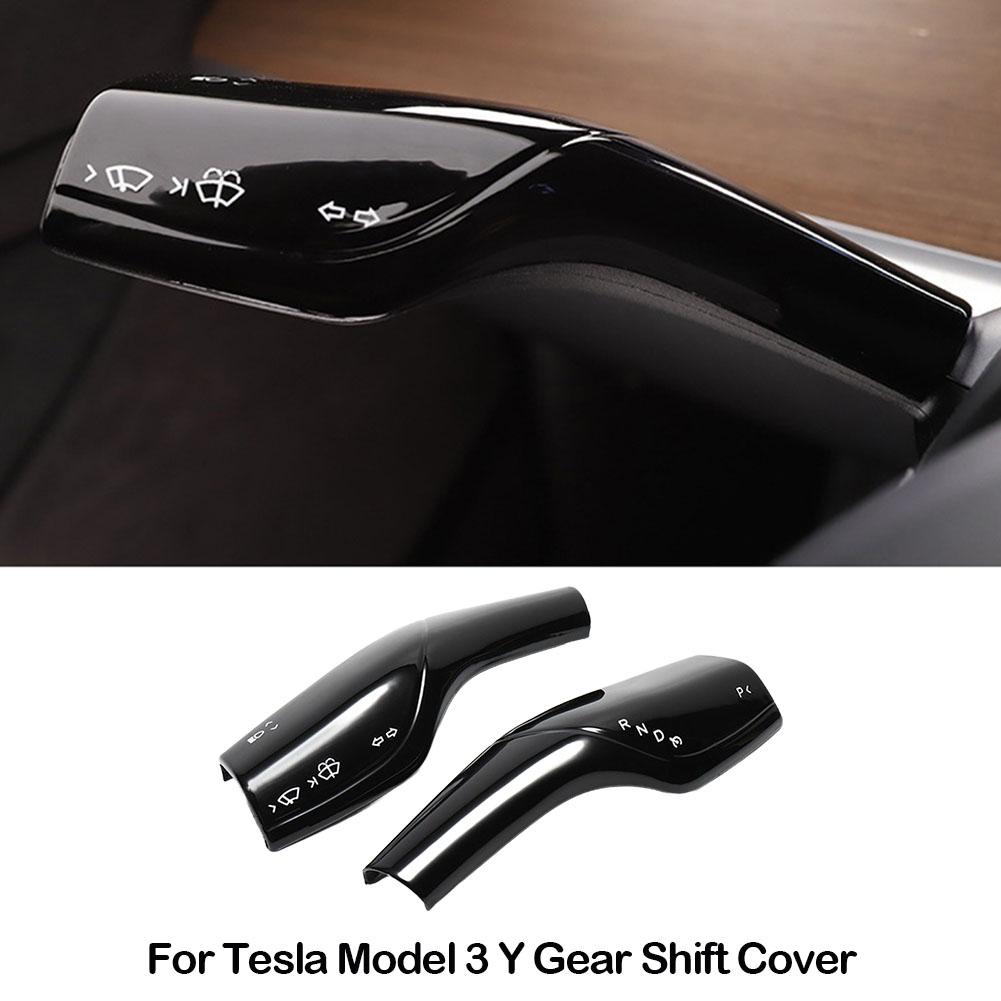 Steering Lever Cover for Tesla Gear Lever Decoration Accessories Full Protection Gear Shift Cover Accessories E7I8