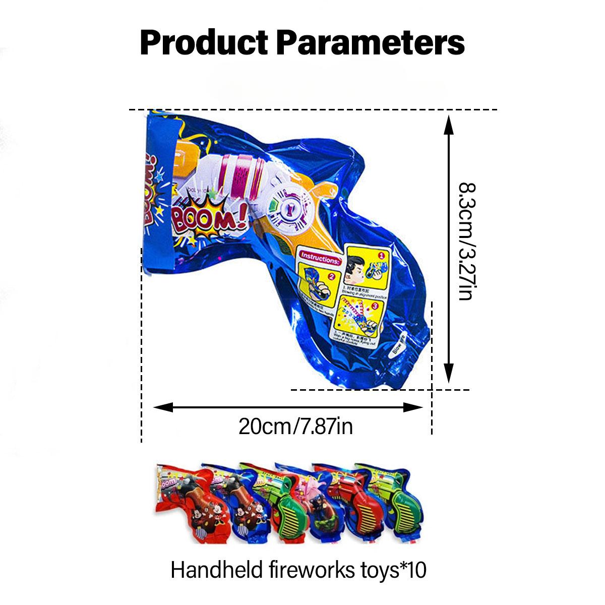 

20/30/10 шт. Ручная пушка для фейерверков, надувная игрушка-фейерверк на день рождения, свадебное конфетти, конфетти для выпускного вечера 30pcs