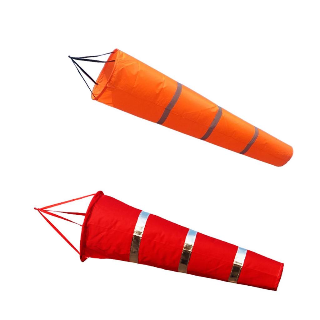 Windsock Aviation Flag Rip Stop Outdoor Wind Sock Wind Direction Indicator Measurement Bag for Park Garden Dock Airport Farm
