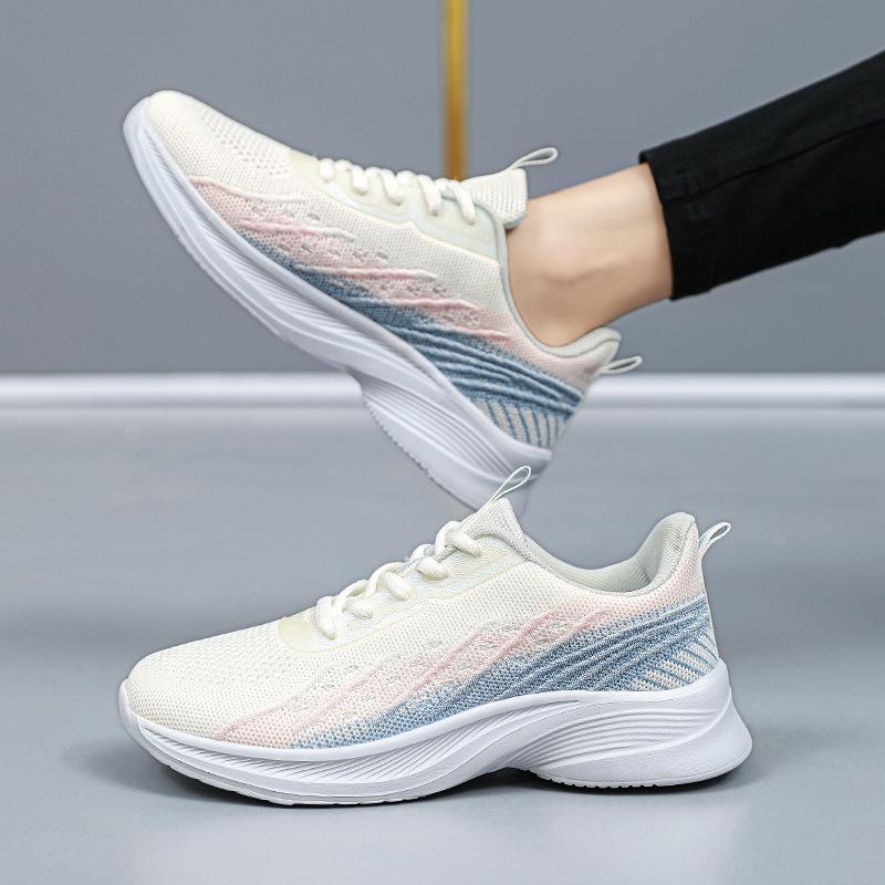 Brand running shoes new soft-soled casual sports shoes spring and summer ultra-light mesh breathable running shoes
