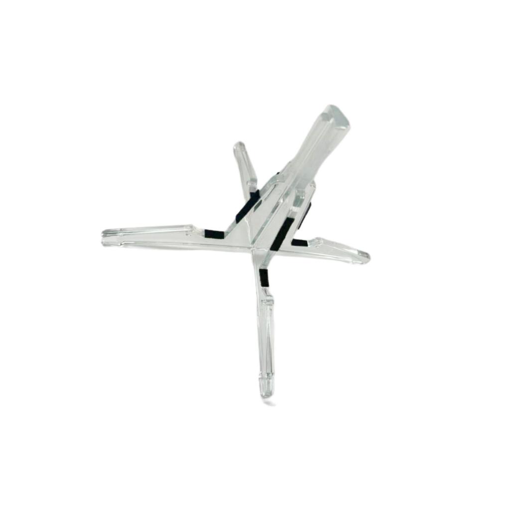 B-flat Clarinet Portable Transparent Plastic Stand Holder