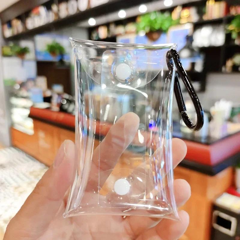 Cute Small Coin Purse For Women Girls Clear Mini Female Purses Key Lipstick Earphone Transparent Storage Bags Wallet Pouch