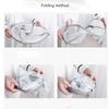 Clothes Drying Basket Hanging Sweater Net Pocket Thickened Anti-Deformation Cardigan Drying Rack Socks Drying Bag Double Layer