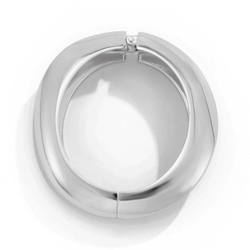 Design Sense Fashion Trend Metal Smooth Surface, Water Drop Hug Bracelet Spring Bracelet