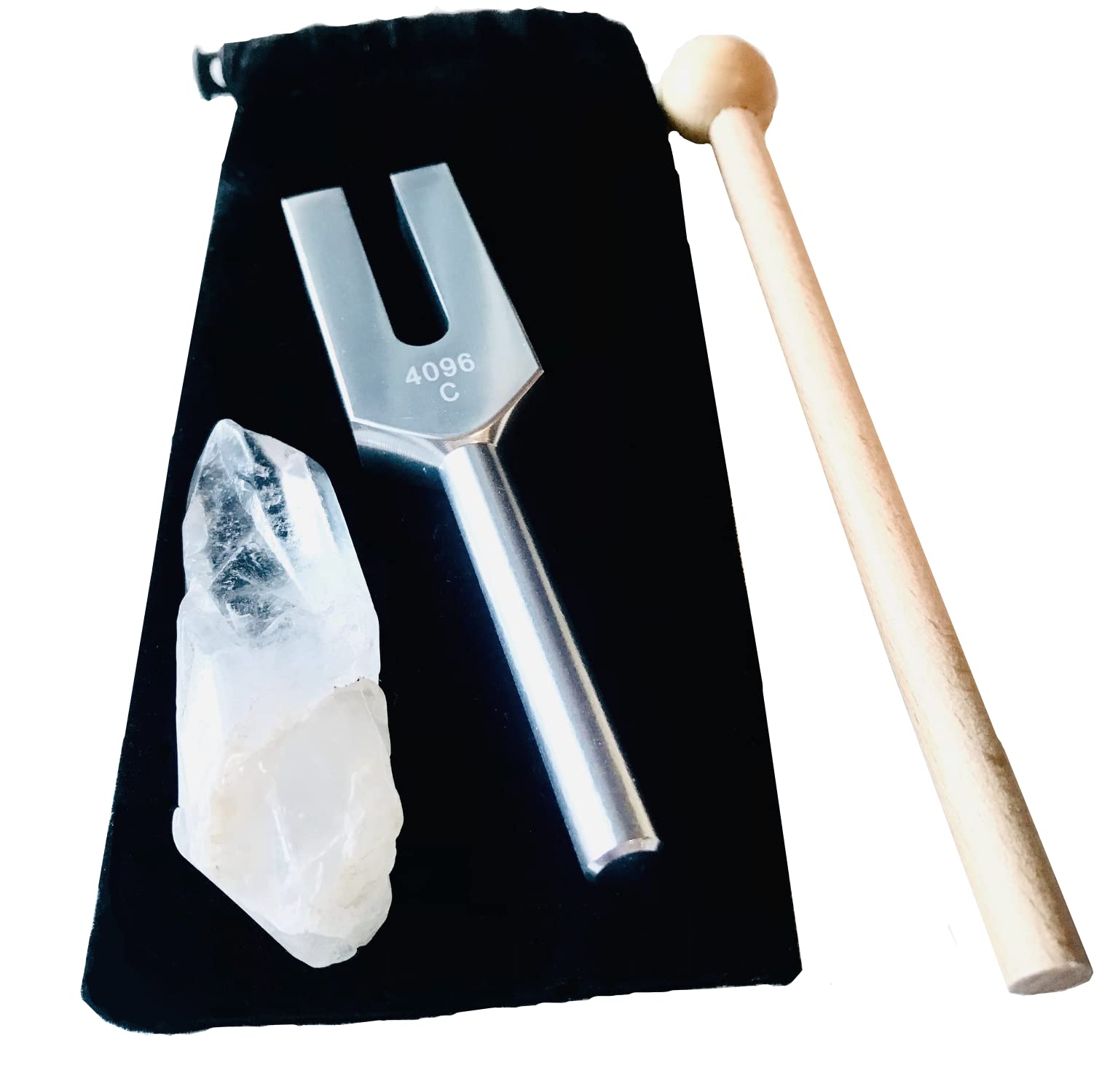 

Tuning Fork Crystal Tuner 4096hz with Crystal Healing Set