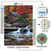 5D DIY Diamond Painting Scenic Waterfall  Cross Stitch Diamond Art Embroidery  Mosaic Home Deco