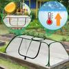 Frost Cover For Garden Beds Breathable Mesh Planter Accessories With Zipper Plant Frost Protection Covers For Outdoor Winter