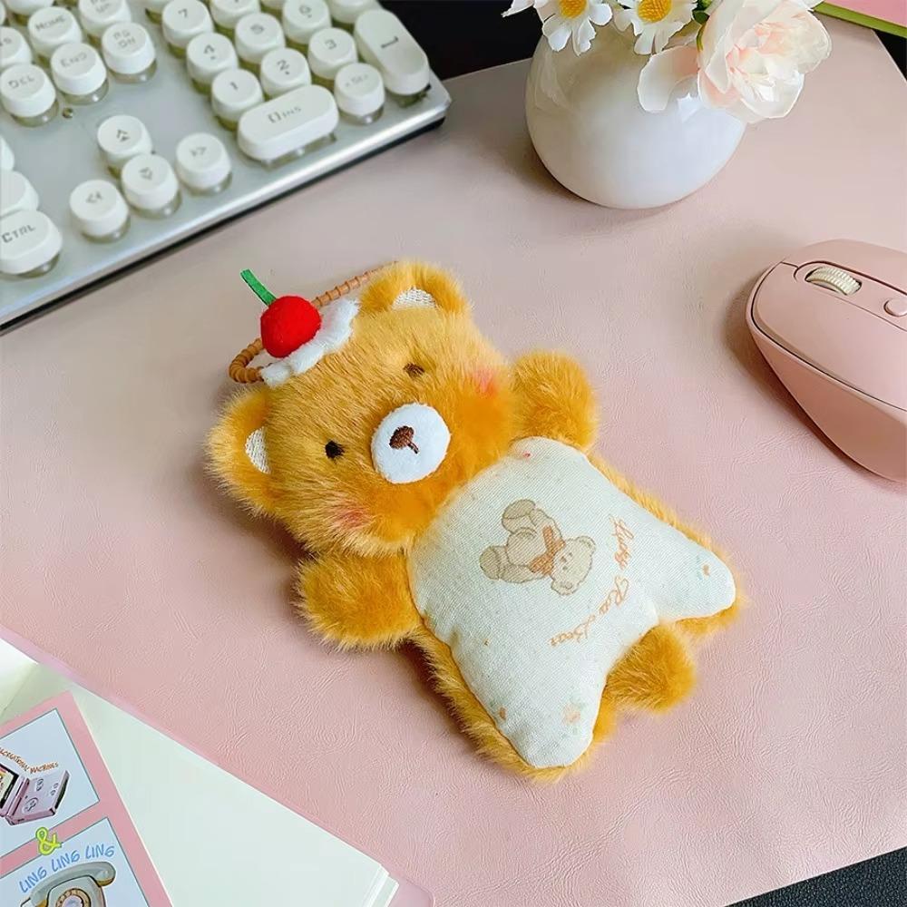 Stuffed Animals Plush Bean Bag Mouse Wrist Pad Plush Keychain Animal Doll Pendant Bag Charm