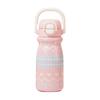 Leak-Proof Insulated Cup Large Capacity Cartoon Straw Cup Creative Double Drink Cup  School