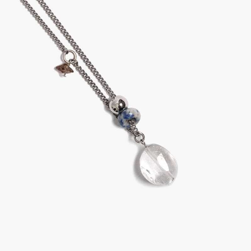 HYPNOTIZE GEMSTONE LONG NECKLACE