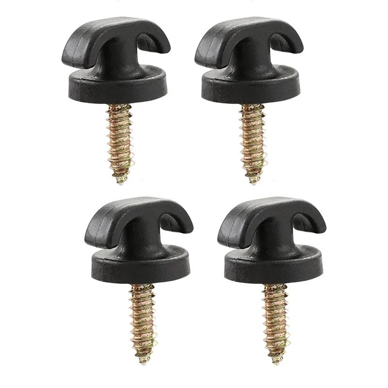 1/8pcs Universal Car Rear Trunk Envelope Cargo Net Tie Down Hook Ring Loop Hanging Mounts and Holder Trunk Organizers Auto Parts