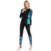 Womens Full-Body Rash Guard Swimsuit Snorkeling Diving Surfing UV Protection Quick Dry Nylon