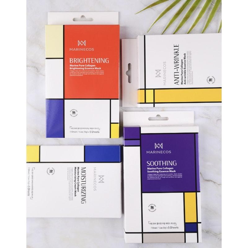 Marine Pure Collagen Brightening Essence Mask (5 sheets)