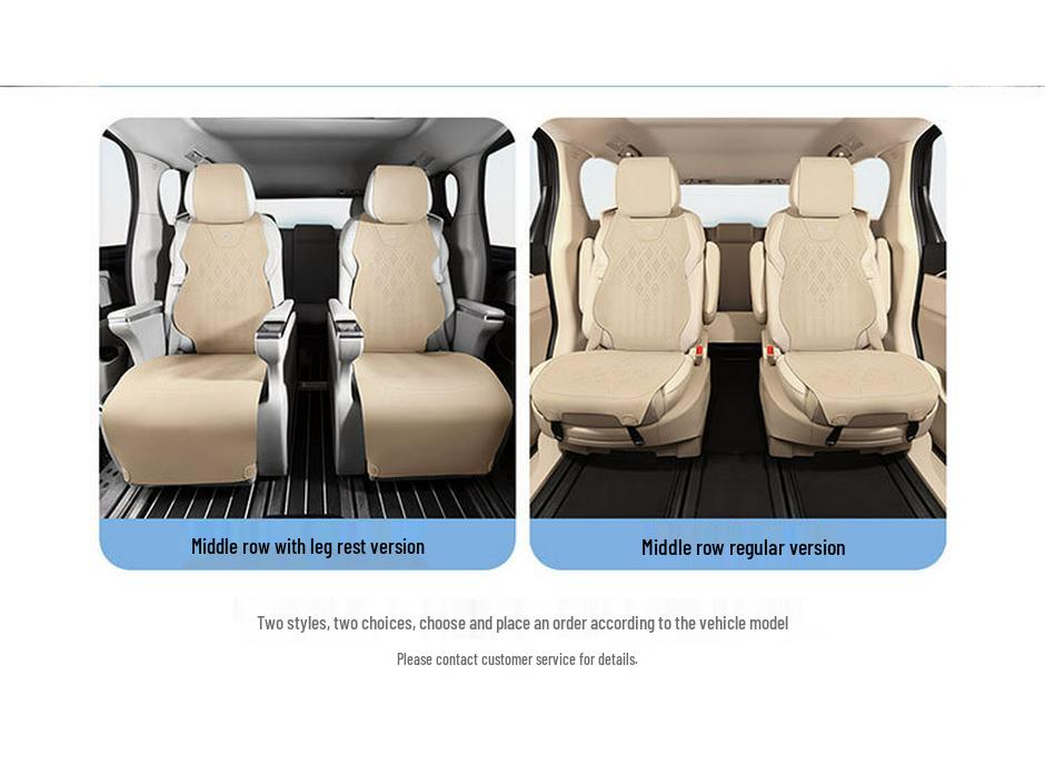 2024 Toyota Sienna Luxury 2.5L Hybrid AWD Suede Seat Cover for 7-Seater