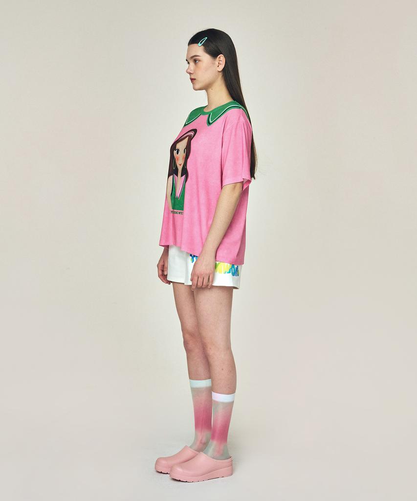 Yugsimwon Fake Collar T-Shirt F Luna