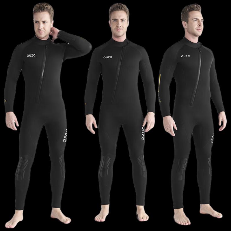 WEZHO Women's 5mm One-Piece Long Sleeve Diving Suit