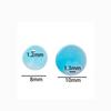 50pcs 8/10mm Double Color Jelly Result Round Glass Beads Loose Spacer Beads Pattern for Jewelry Making DIY Bracelet Necklace