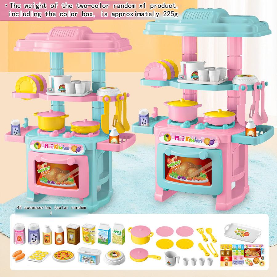 Kid's Play Kitchen Set Cooking Toy for Boys and Girls