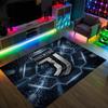 Juventus FC Design Crystal Velvet Carpet Cozy Non?Slip Printed Rug For Bedroom Living Room Entrance