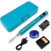 Digital Display USB Soldering Iron Constant Temperature Fast Heating Wireless Electric Iron Solder with Storage Box