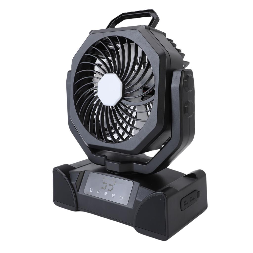 Portable Fan with LED Light Remote Control 20000mAh Battery Powered Rechargeable Cooling Fan for