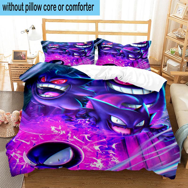 3PCS Gen-gar Neon Adventure 3pcs Bedding,Including 3PCS Duvet Cover And 2pcs Pillowcases Perfect for Christmas,Ideal for Bedroom, Dormitory