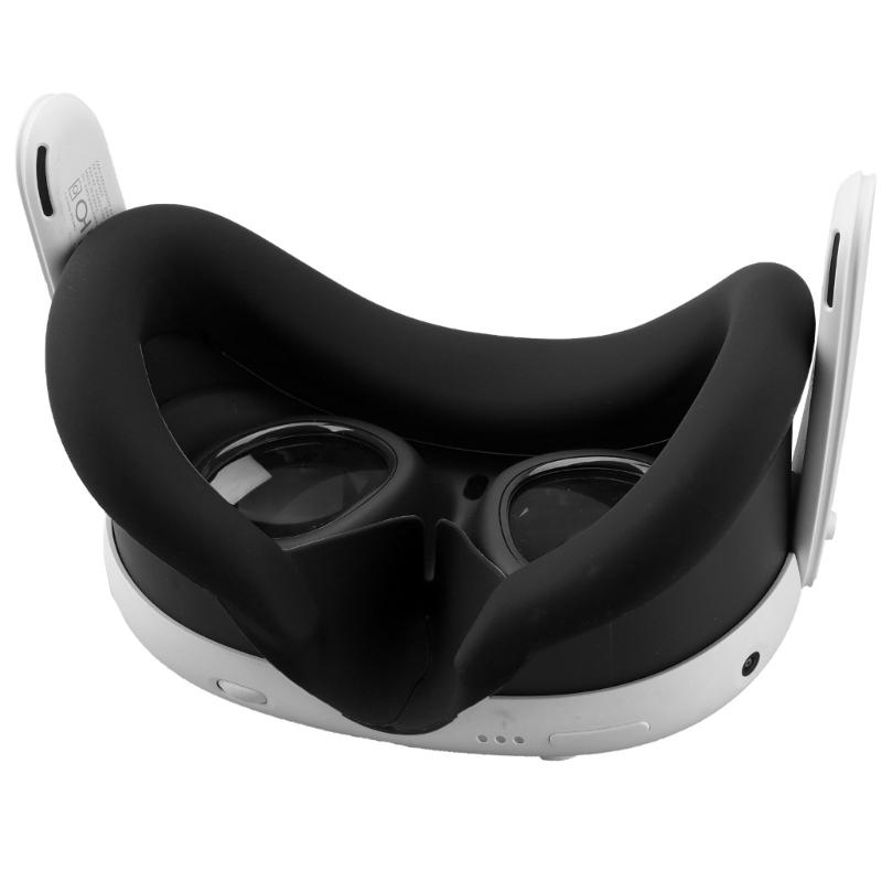 Husă Mască Anti-transpirație de Rezervă, Pad Facial, Acoperire Ochi din Silicon pentru Ochelari VR Meta Quest 3, Accesorii VR