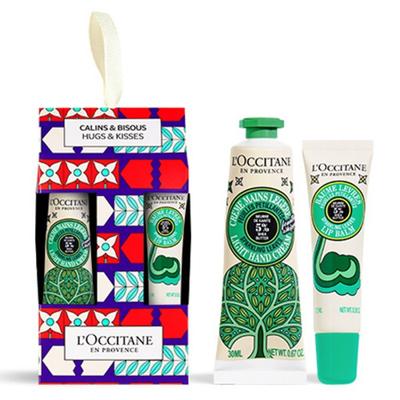 Holiday Sheer Sparkling Live Light Hand Cream 30ml & Lip Balm 12ml Set, 1 Set