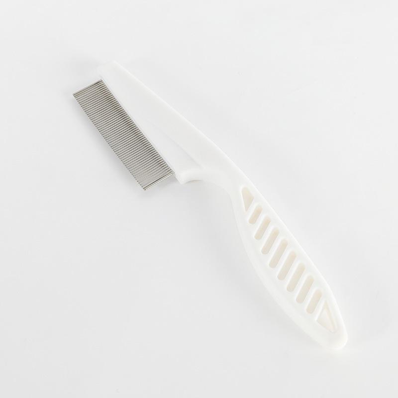 Pet comb Cleaning supplies Brush One-click hair removal Beauty dog comb Stainless steel hair removal Self-cleaning hair removal comb