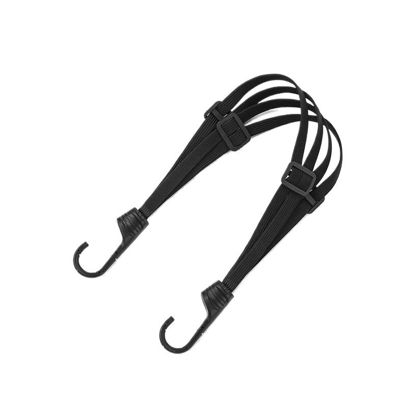 60/90cm Motorcycle Elastic Helmet Luggage Rope Shelf Binding Belt Retractable Elastic Binding Rope Fixing Rubber Band Accessory