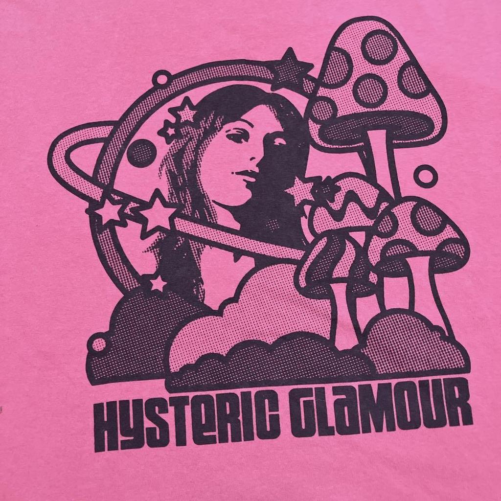 [USED] Used Hysteric Glamour Mushroom Girl Print Tank Top In Pink