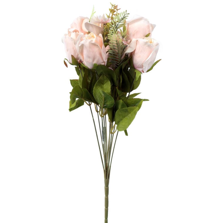 Bouquet of 11 Powder-Cream Roses, Height 54 cm