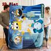 Robotboy 2D Flat Pattern Flannel Blanket High quality All Seasons Warmth and Comfort Perfect for Christmas Gifts.DMT0925380