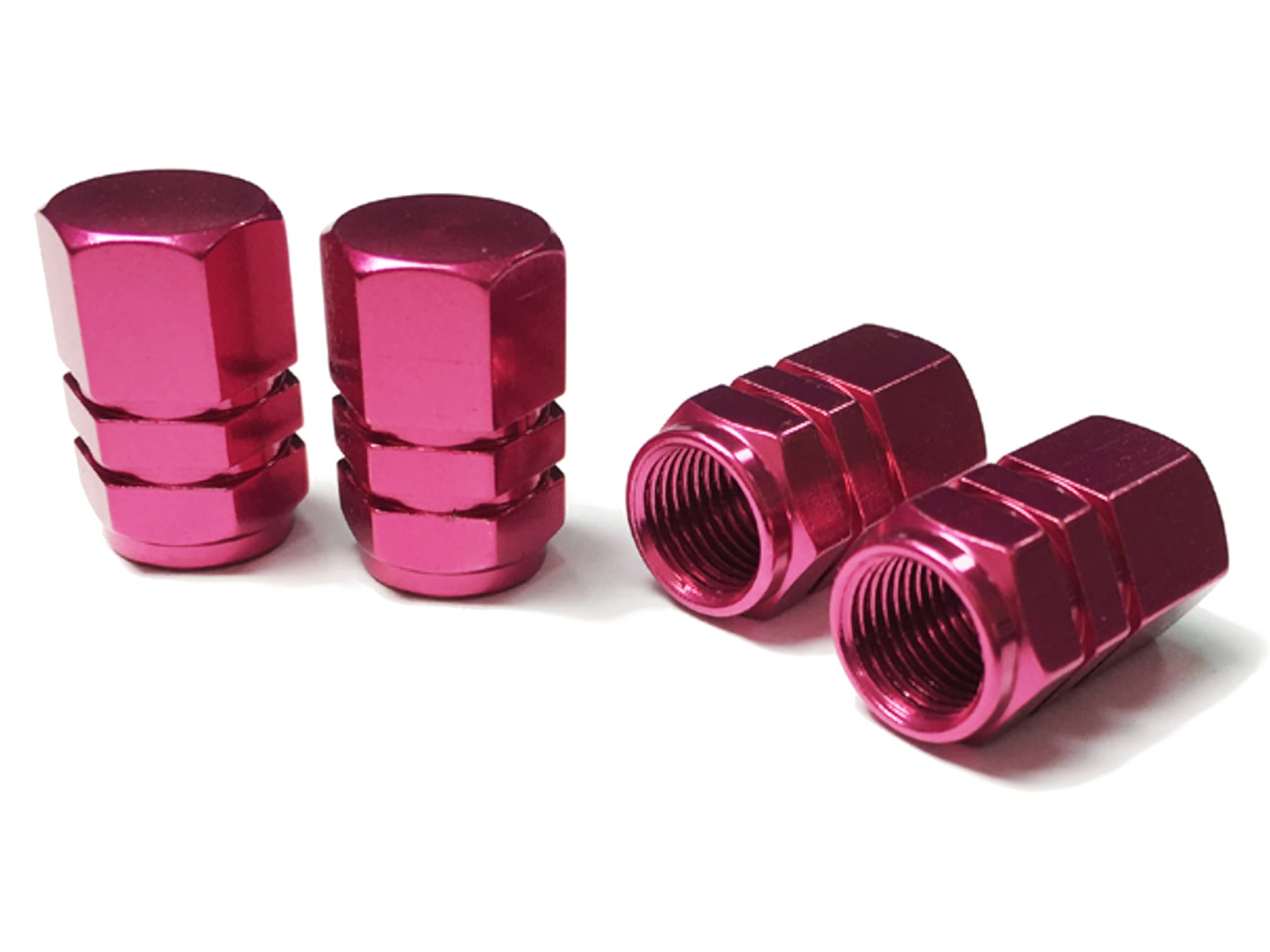 

COTRAX Air Valve Cap, Aluminum, Wheel, Tire Cap, Lightweight, Universal Parts for Cars, Motorcycles, Length 16mm/Width 12mm/Width 9mm розовый