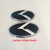 3D ABS K Logo Front Grill Emblem Rear Trunk Badge Car Sticker Decal For Kia K5 2011-2013 Optima Forte 2009-2014