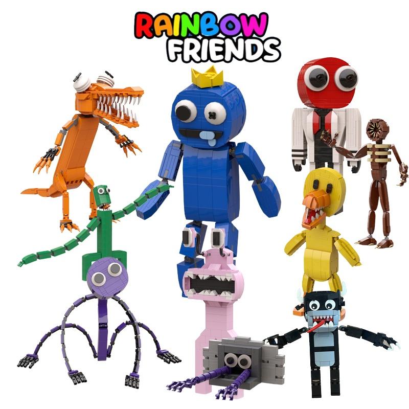 Roblox Rainbow Friends Blaue Bausteine Modell Hochwertige Diy Actionfigur