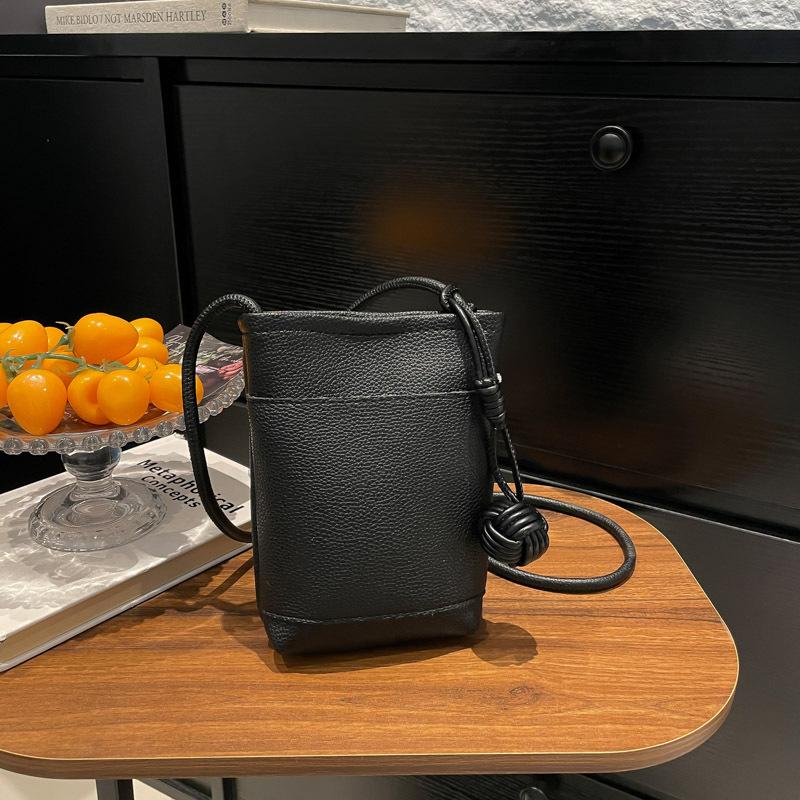 Women's Faux Leather Mini Square Bag 2026 Korean Style Solid Color Magnetic Closure Crossbody Phone Purse