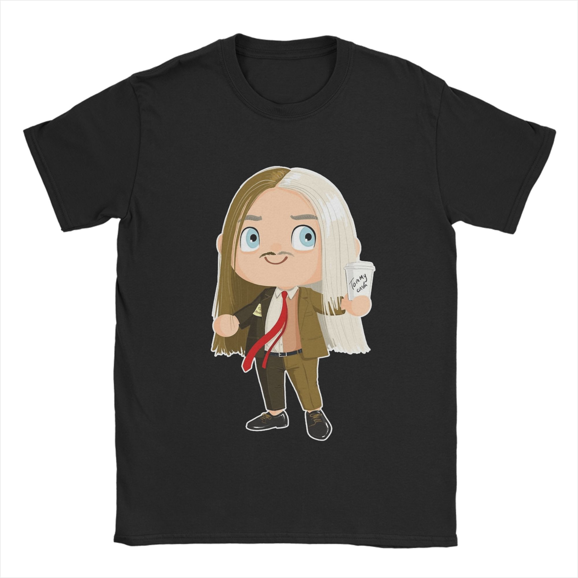 

Мужские футболки Tommy Cash Песня Топы из чистого хлопка Забавные футболки с коротким рукавом и круглым вырезом Классические футболки 2XL