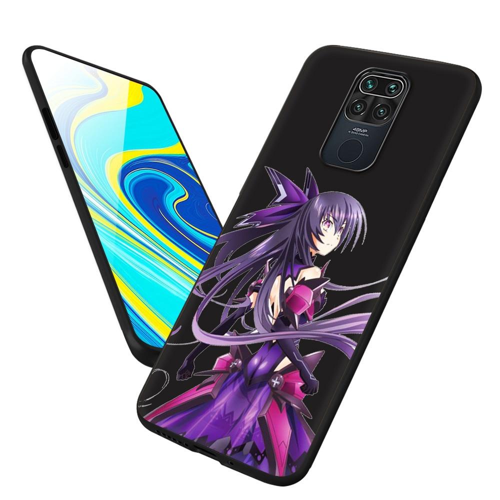 Husă de telefon pentru Xiaomi Redmi Note 8 11 10 Pro 10S 9S 9 9T 8T 9C 9A 8A 7 K40 Gaming, Tokisaki Kurumi, moale