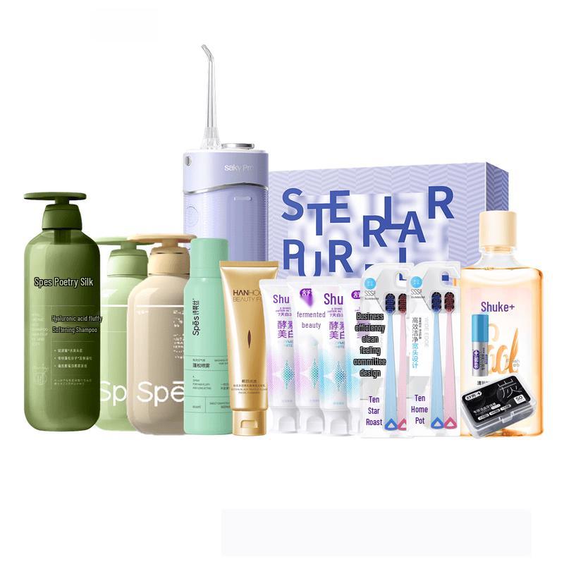 Saky Oral Care & Spess Hair Care 15-Piece Set