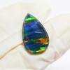 Lab-Created Opal Loose Gemstone 5.85 ct Pear Cut Multi Color October Birthstone for Gem Collections