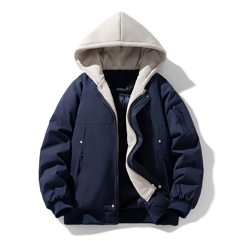 

2025 Couple s Hooded Cotton Jacket - Trendy, Warm Autumn/Winter Fashion 3X Large