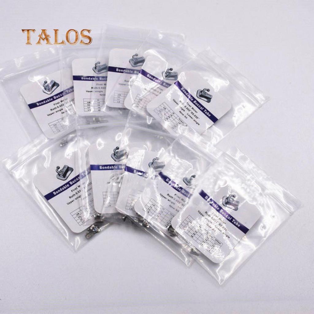 4Pcs/Pack Dental Orthodontic 1st Molar Bracket Buccal Tube Bondable Roth 022 Convenient