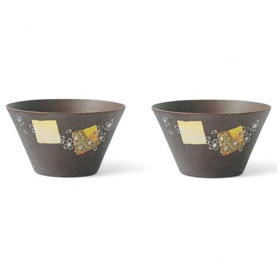 Bowls Wooden Natural (2pcs) Set, Tray, Dinnerware, Wooden, NO.181077