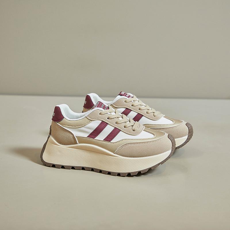 Spring Forrest Gump Shoes New Korean Version Ins Female Students Platform Dad Shoes Heightening Sports Casual Shoes BN002