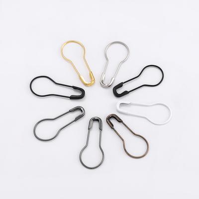 100 piezas/Lotes Forma de Calabaza de Hierro Pines de Seguridad Metálicos Holder para Tejer Punto de Cruz para Accesorios de Manualidades DIY Clips de Etiqueta Marcadora
