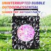 Fully Automatic Bubble Blowing Toy 10 Hole Children's Bubble Machine  Kids Toy