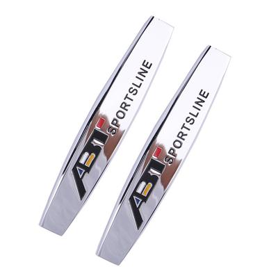 ABT Car Sticker Side Emblem Badge Auto Rear Trunk Decoration Decal For Car Sticker 3D Chromed Emblem Badge Logo Car Sticker