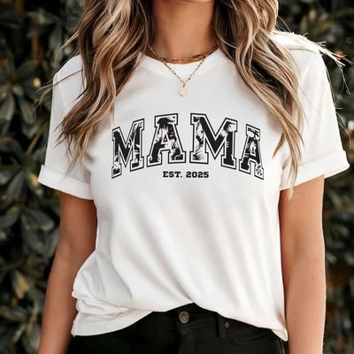 Personalized Mama Shirt, Bridal Gift, Shirt for Women and Men, Mama Forest